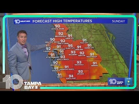 10 Tampa Bay Forecast; Sunday, June 2, 2024
