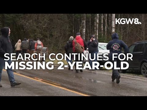 Search continues on 6th day for missing Oregon toddler
