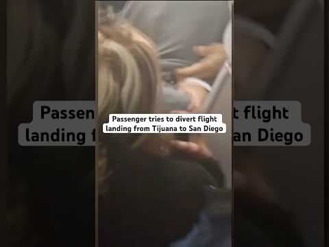 A passenger attempted to hijack a Volaris Airlines flight Sunday. #news #sandiego #tijuana