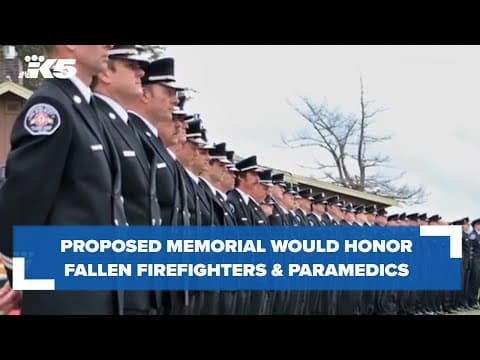 Proposed memorial would honor fallen firefighters and paramedics who died in the line of duty