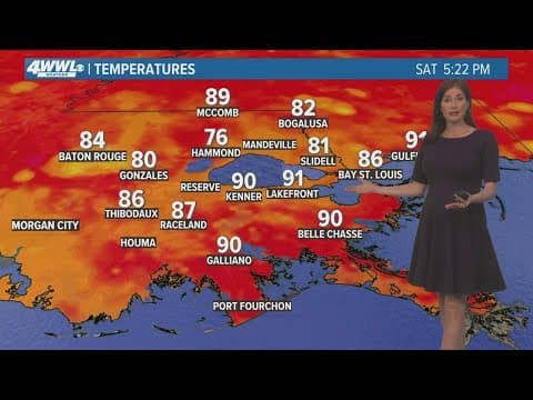 New Orleans Weather: A long stretch of harsh heat starts Sunday