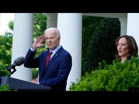 Reactions to Joe Biden dropping out of the presidential race pour in