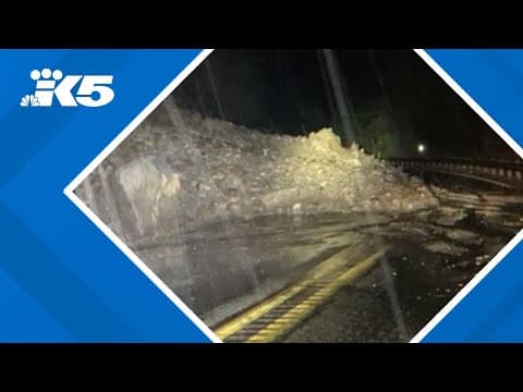 Landslide hits North Cascades highway near Newhalem