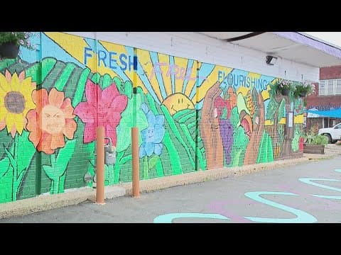 New mural designed by Columbus high schoolers unveiled