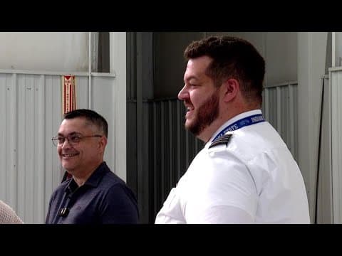Heart transplant recipient meets pilot who flew his heart home to Indiana