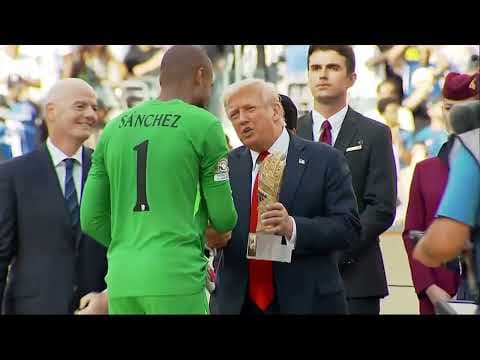 Donald Trump presents trophy after Chelsea beats Paris Saint‑Germain 3‑0 to win Club World Cup title