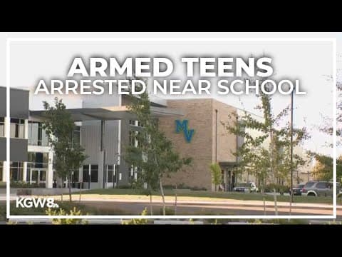 2 teens armed with guns arrested outside high school in Vancouver