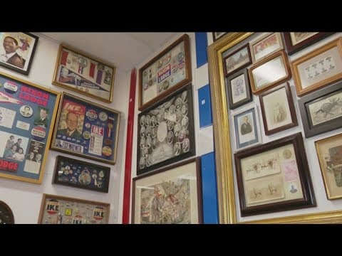 Presidential memorabilia collection with 40k items teaches students history, politics