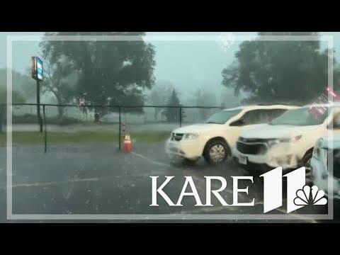 Holy hail! Storm arrives at KARE 11