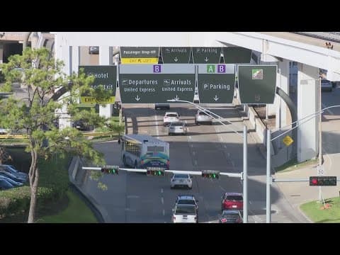 Nightly closure begins on North Terminal Road at IAH