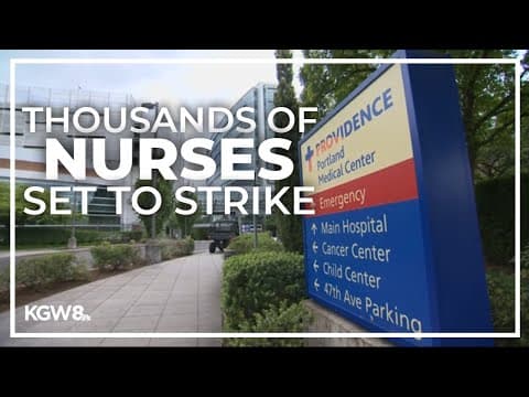 Nearly 2,000 nurses plan to strike Monday morning