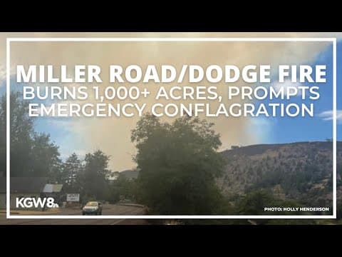 Fire in Wasco County declared a conflagration by Gov. Brown, drawing more firefighters