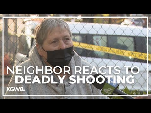 Neighbor reacts to fatal shooting on Powell in Southeast Portland