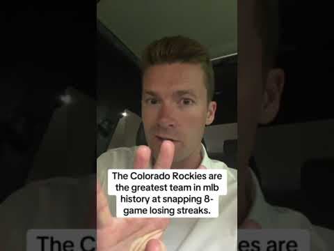 Rockies excel at snapping 8-game losing streaks