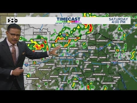 DFW Weather: Full weekend forecast for North Texas