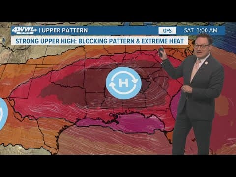 New Orleans Weather: Fewer tropical downpours Wednesday, building heat by the weekend