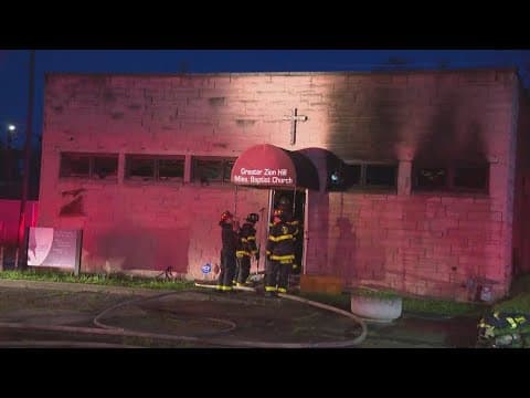 IFD battling fire at church on Indy's near northwest side