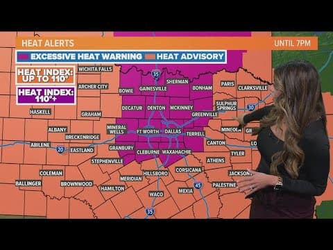 DFW weather quick hit: Dangerous heat persists in North Texas
