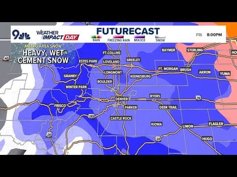 Weather Impact Day: Snow falls in Colorado