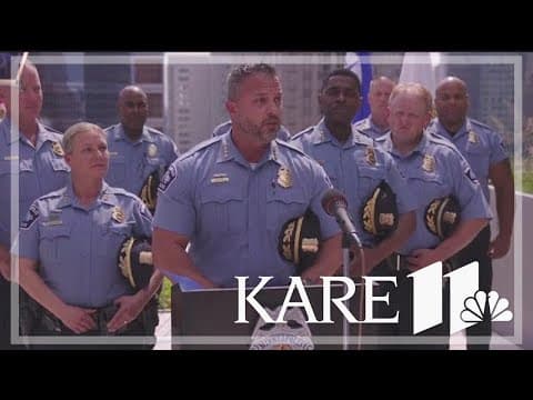 Minneapolis Police Chief Brian O'Hara announces structure changes to department