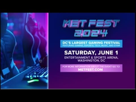 MET FEST is DC's largest gaming festival and it's happening June 1st, 2024!