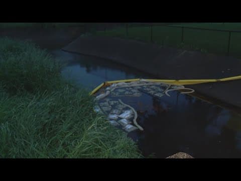 Crews continue cleanup of kerosene spill near Whitehall