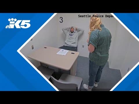Tybo Rogers in interrogation room at Seattle PD