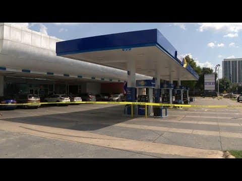 Raw video: Man killed in shooting at Midtown Houston gas station