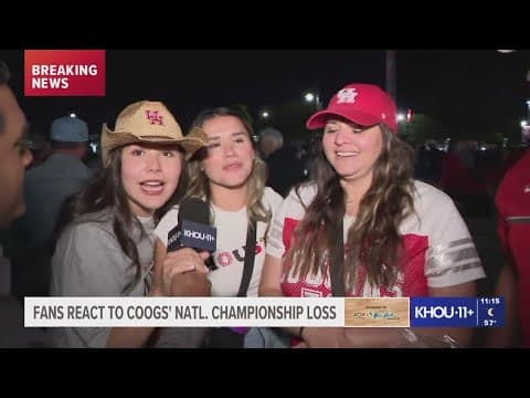 Houston fans in San Antonio react to heartbreaking championship game loss