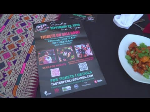 Taste some of the College Area's best restaurants at the Taste of College Area on Sept. 28