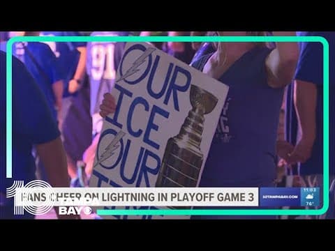 Bolts fans continue to support their team despite Game 3 setback