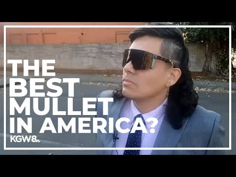 Woodburn man hopes to win Best Mullet in America contest