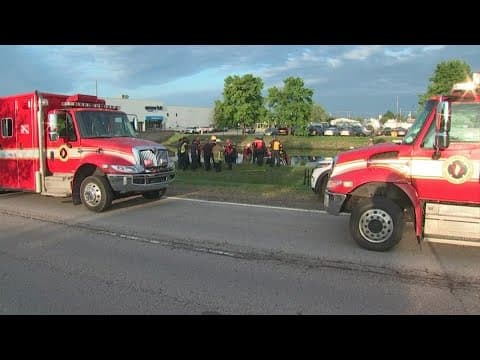 2 men hospitalized after attempting to rescue brother from north Columbus pond