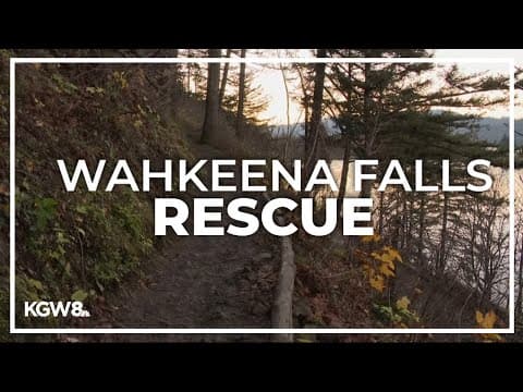 Man rescued on trail near Wahkeena Falls