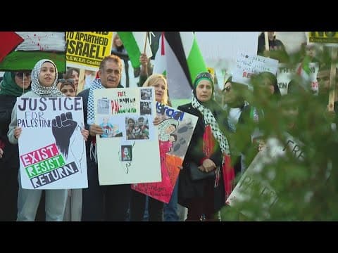 Indy community calls for peace in Gaza | "This is a human rights issue."