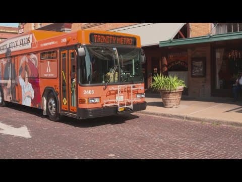 There's a new way to get to and from the Historic Fort Worth Stockyards