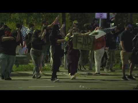 Dallas responds to anti-ICE protests