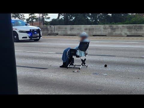 HCSO giving update on standoff that ended on I-45 with woman taken into custody