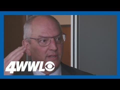 Governor Edwards reacts to failed recall attempt of Mayor Cantrell