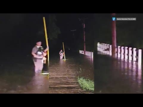 Heavy rain causes flooding in Palo Pinto County, forcing evacuations