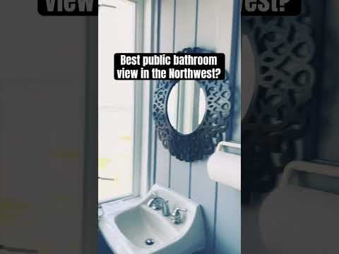 Best public bathroom view in the #PNW?
