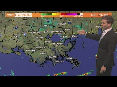 Weather: Chance for showers and t-storms later this afternoon