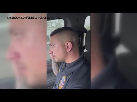 Slidell officer helped protect son during Wednesday storms