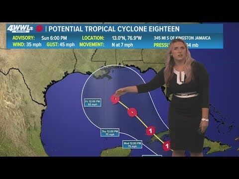 Sunday 5:30PM Tropical Update: Tropical Storm Rafael likely to form this week