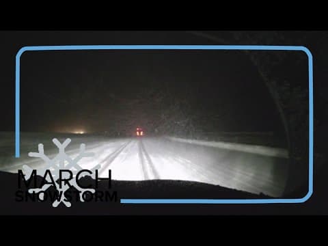 Slick and snow-packed roads along I-25
