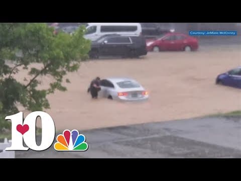 Heavy rainfall causes flooding in Dollywood