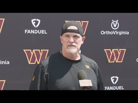 Commanders coach Dan Quinn talks veterans impact at OTAs