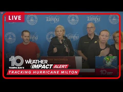 Tracking Milton: Tampa mayor says storm is 'historical for our nation'