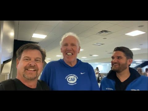 CBS 8's Jake and John run into Bill Walton in Houston before NCAA Basketball Tournament Final Four