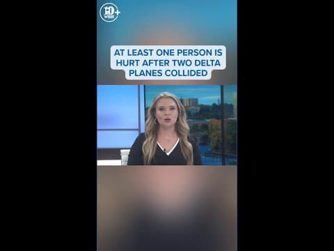 At least one person hurt after two Delta planes collided